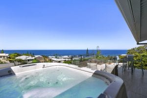 Beachfront accommodation sunshine coast - 3/41 Belmore Terrace spa 